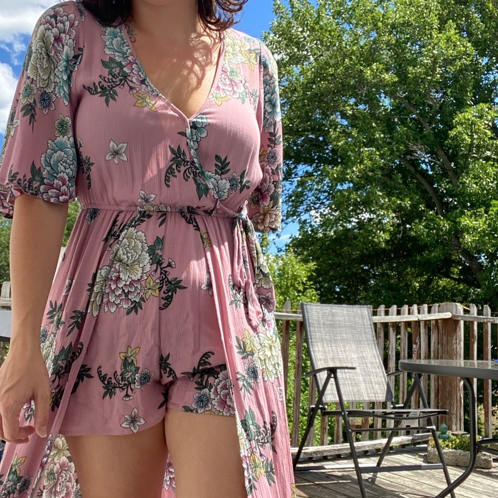 Band of Gypsies // Floral Romper & Train